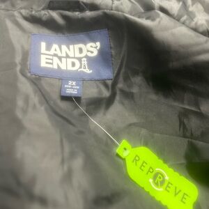 Lands' End Charcoal Jacket 2X